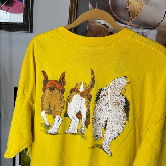 Vintage Double Sided Puppy Dog T-Shirt - Picture 4 of 8